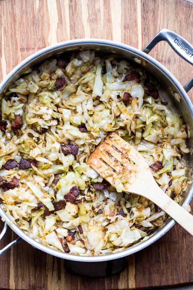 Caramelized Cabbage And Bacon Perry S Plate