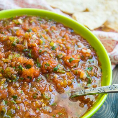 Roasted Tomato Salsa Recipe (Chevy’s Copycat) - Perry's Plate