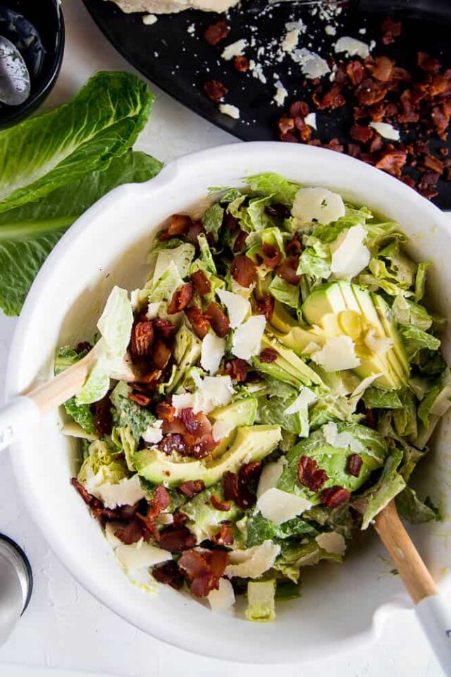 Bacon and Avocado Salad - Perry's Plate