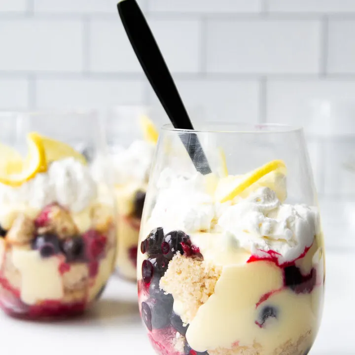 Lemon-Berry Mini Trifles