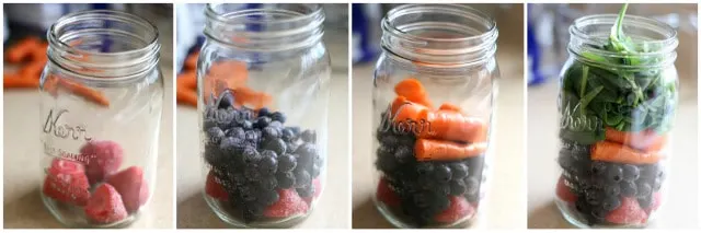 Mason Jar Blender Smoothies - Mighty Mrs