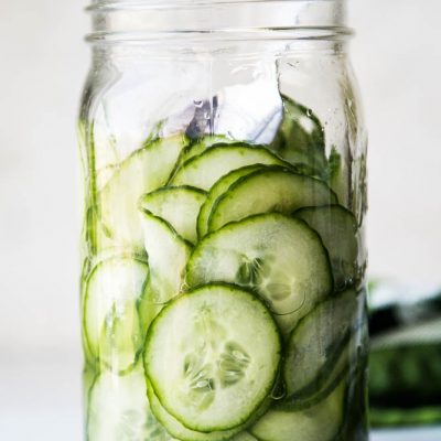 Easy Cucumber Vinegar Salad - Perry's Plate