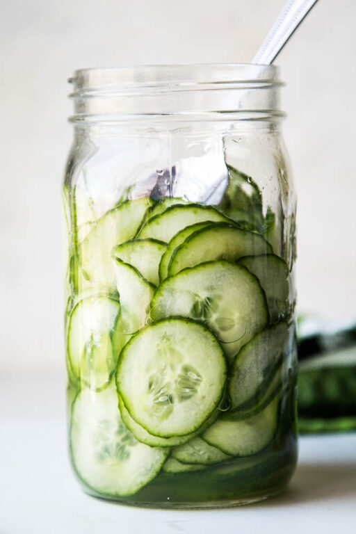 Easy Cucumber Vinegar Salad - Perry's Plate