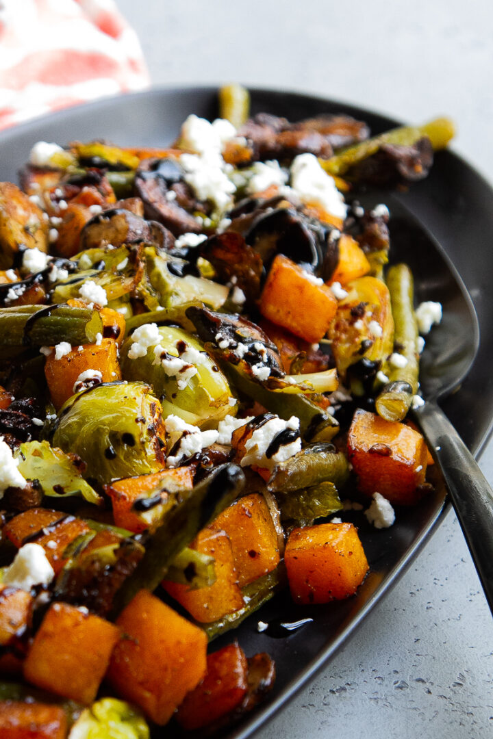 Easy Balsamic Roasted Vegetables - Perry's Plate