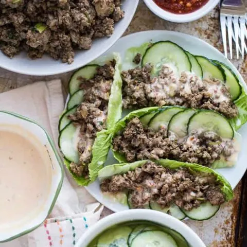 Asian Pork and Mushroom Lettuce Wraps