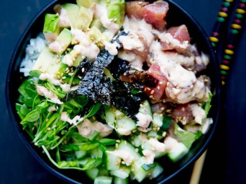 Ahi Tuna Poke Bowl Of all recipes I've ever posted - this is the one I, poke bowl