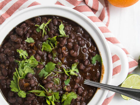 Black Beans Pressure Cooker Recipe