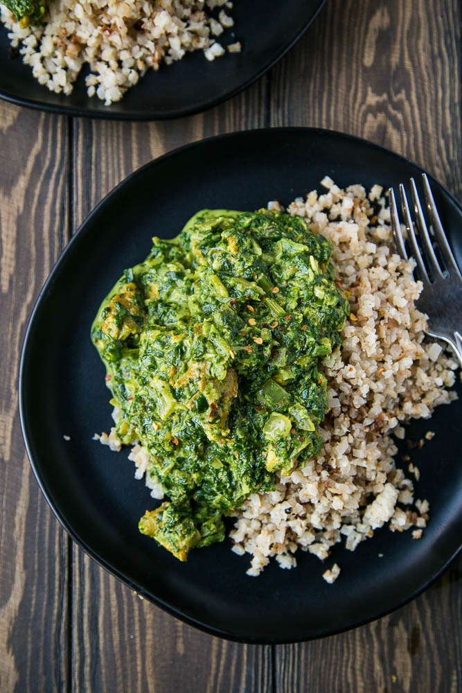 Chicken & Spinach Curry (Chicken Saag) - Perry's Plate