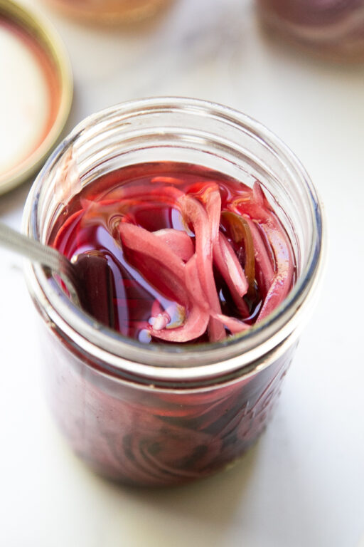 Pickled Red Onions Recipe - Perry's Plate