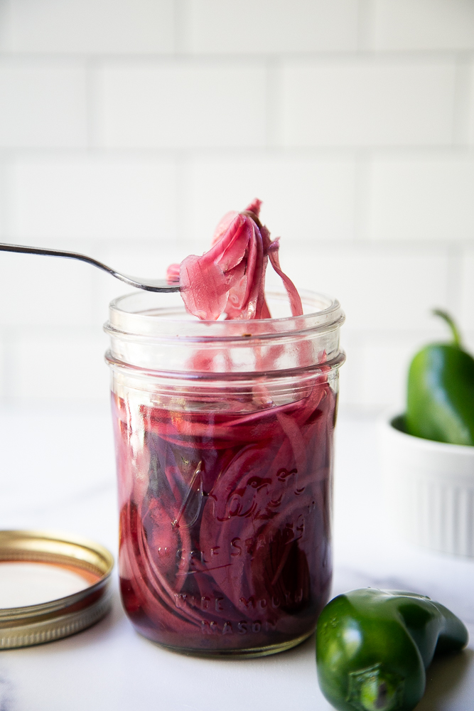 Pickled Red Onions Recipe - Perry's Plate