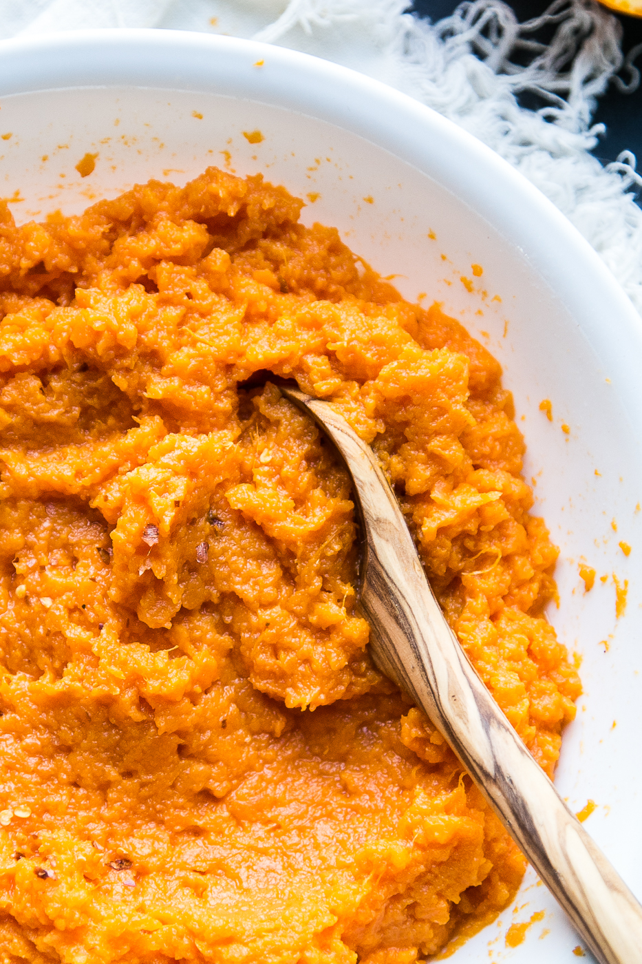 Instant Pot Mashed Sweet Potatoes with Orange-Chili Butter - Perry's Plate