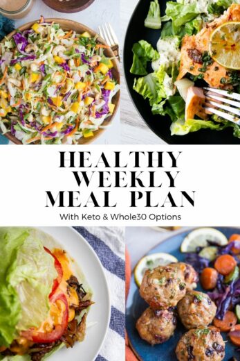 Healthy Meal Plan #25 - Perry's Plate