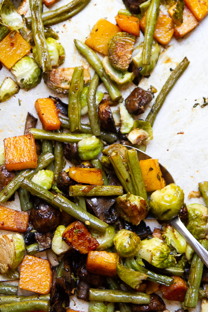 Easy Balsamic Roasted Vegetables Perrys Plate