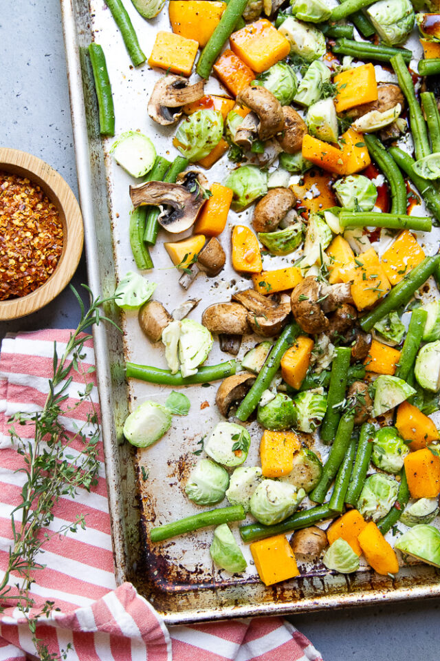 Easy Balsamic Roasted Vegetables Perry's Plate