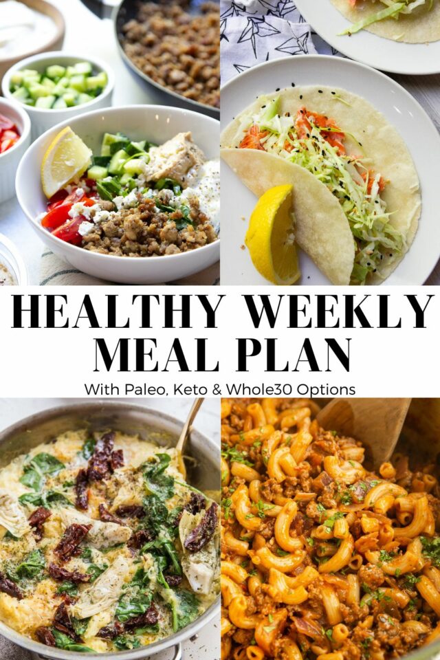 Healthy Meal Plan #30 - Perry's Plate