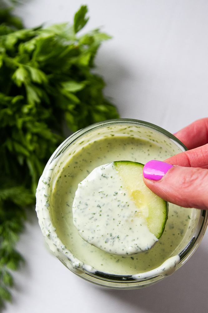 Green goddess shop yogurt dressing