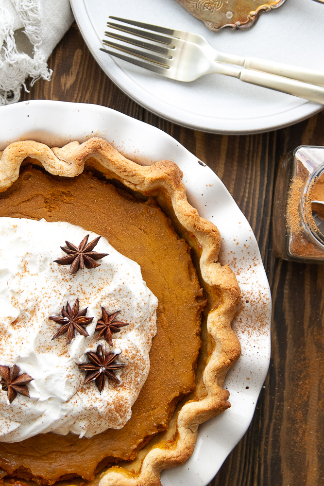 Best Gluten Free Pumpkin Pie (Maple Chai) - Perry's Plate