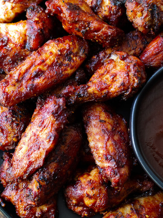 Pellet grill wings best sale