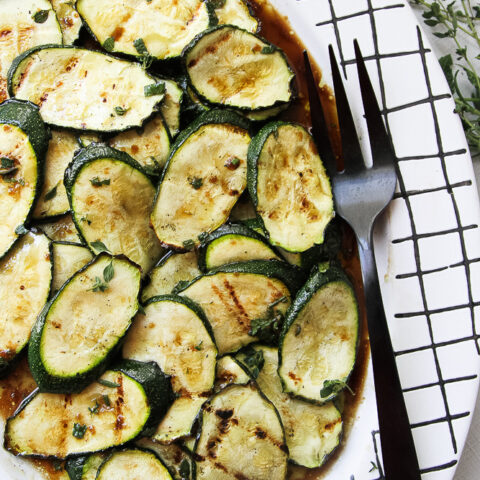 Marinated Zucchini (Grilled)