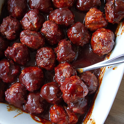 Smoked Beef Meatballs